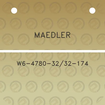 maedler-w6-4780-3232-174