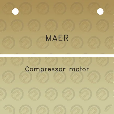 maer-compressor-motor