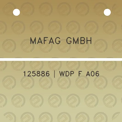 mafag-gmbh-125886-wdp-f-a06