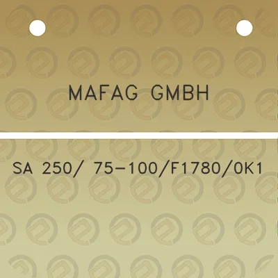 mafag-gmbh-sa-250-75-100f17800k1