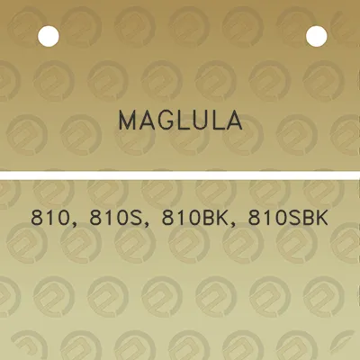 maglula-810-810s-810bk-810sbk