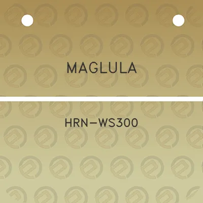 maglula-hrn-ws300