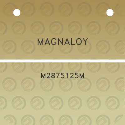 magnaloy-m2875125m