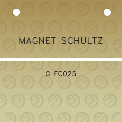 magnet-schultz-g-fc025