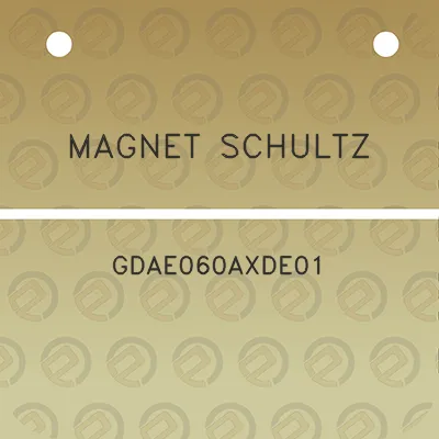 magnet-schultz-gdae060axde01