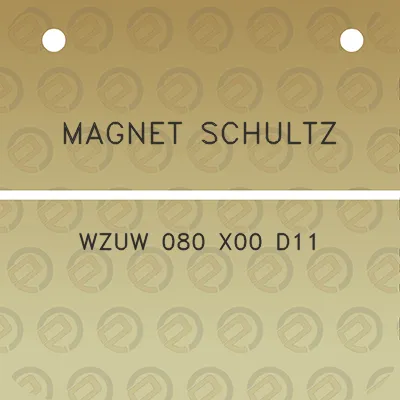 magnet-schultz-wzuw-080-x00-d11