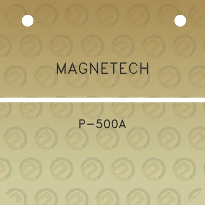 magnetech-p-500a