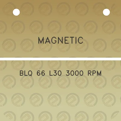 magnetic-blq-66-l30-3000-rpm