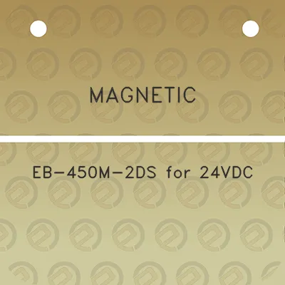 magnetic-eb-450m-2ds-for-24vdc