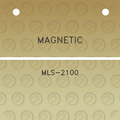 magnetic-mls-2100