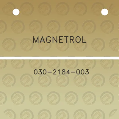 magnetrol-030-2184-003