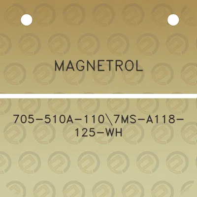 magnetrol-705-510a-1107ms-a118-125-wh