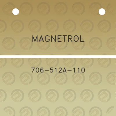 magnetrol-706-512a-110