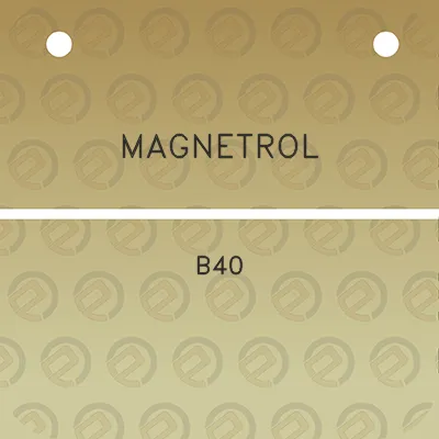 magnetrol-b40