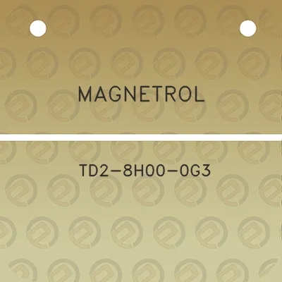 magnetrol-td2-8h00-0g3