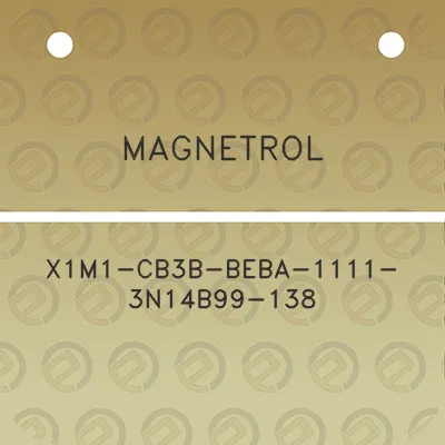 magnetrol-x1m1-cb3b-beba-1111-3n14b99-138