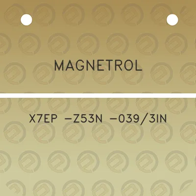 magnetrol-x7ep-z53n-0393in