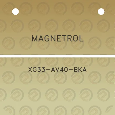 magnetrol-xg33-av40-bka