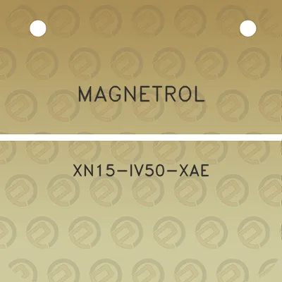 magnetrol-xn15-iv50-xae