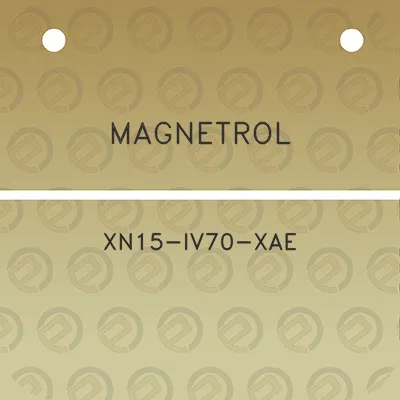 magnetrol-xn15-iv70-xae