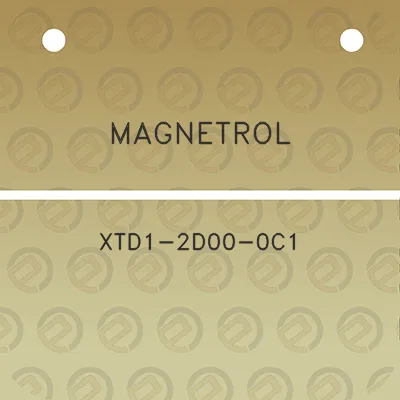 magnetrol-xtd1-2d00-0c1