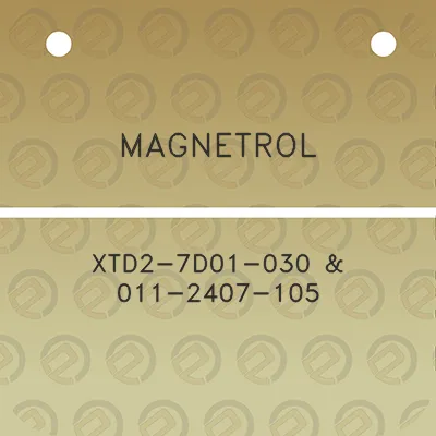 magnetrol-xtd2-7d01-030-011-2407-105