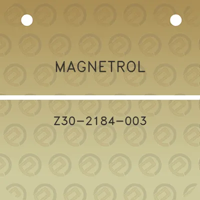 magnetrol-z30-2184-003