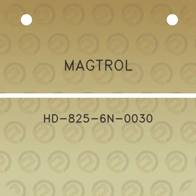 magtrol-hd-825-6n-0030