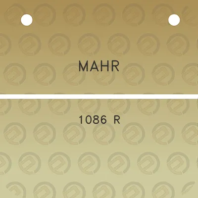 mahr-1086-r