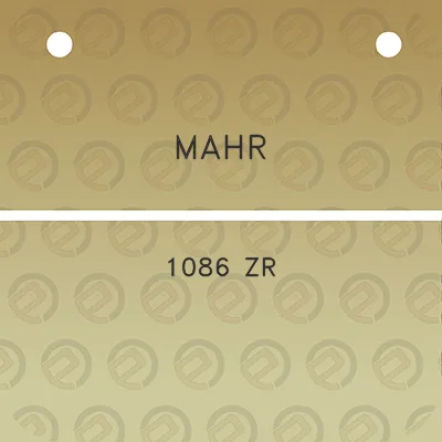 mahr-1086-zr