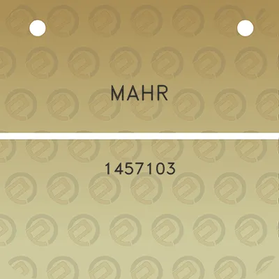 mahr-1457103