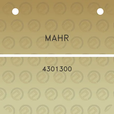 mahr-4301300