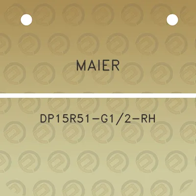 maier-dp15r51-g12-rh