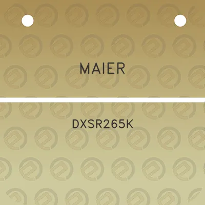 maier-dxsr265k