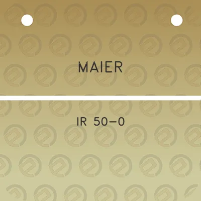 maier-ir-50-0