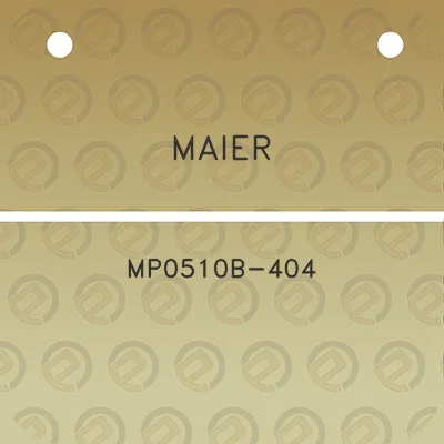 maier-mp0510b-404