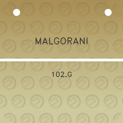 malgorani-102g