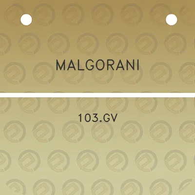 malgorani-103gv