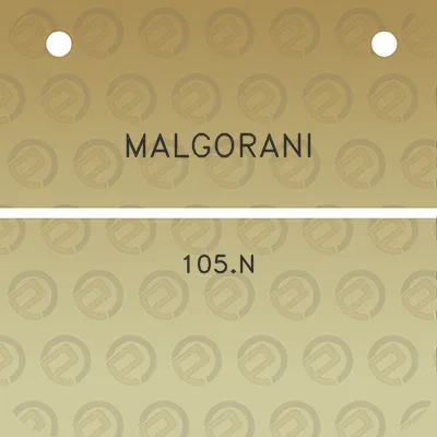 malgorani-105n