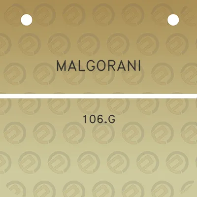 malgorani-106g