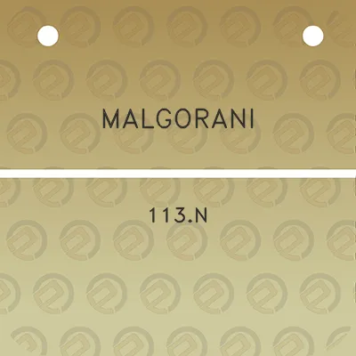 malgorani-113n