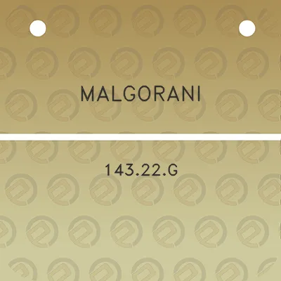 malgorani-14322g