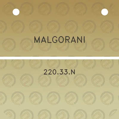 malgorani-22033n