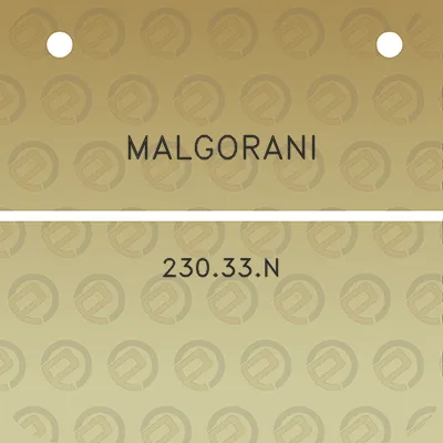 malgorani-23033n