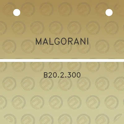 malgorani-b202300