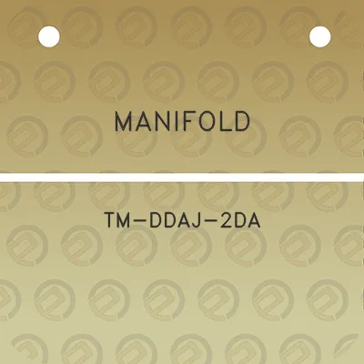 manifold-tm-ddaj-2da