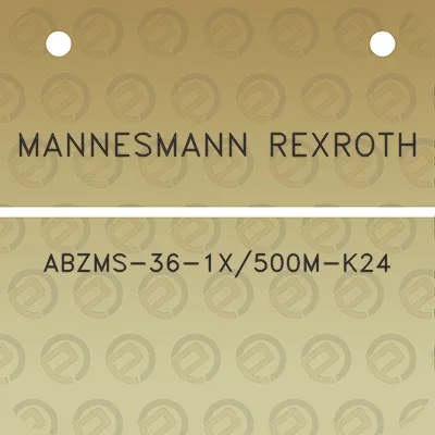 mannesmann-rexroth-abzms-36-1x500m-k24