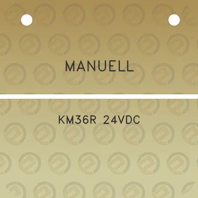 manuell-km36r-24vdc