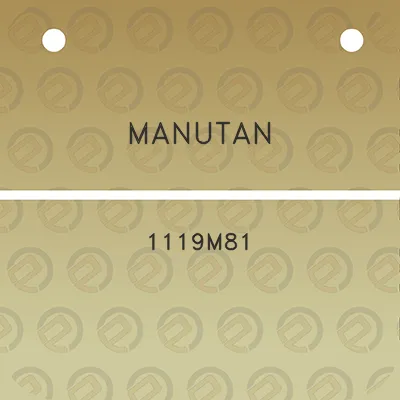 manutan-1119m81