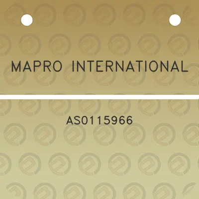 mapro-international-as0115966